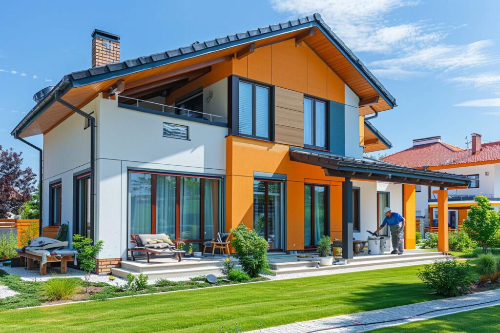 Combien coûte la peinture d'une maison neuve de 100m2 ? Estimation et facteurs.